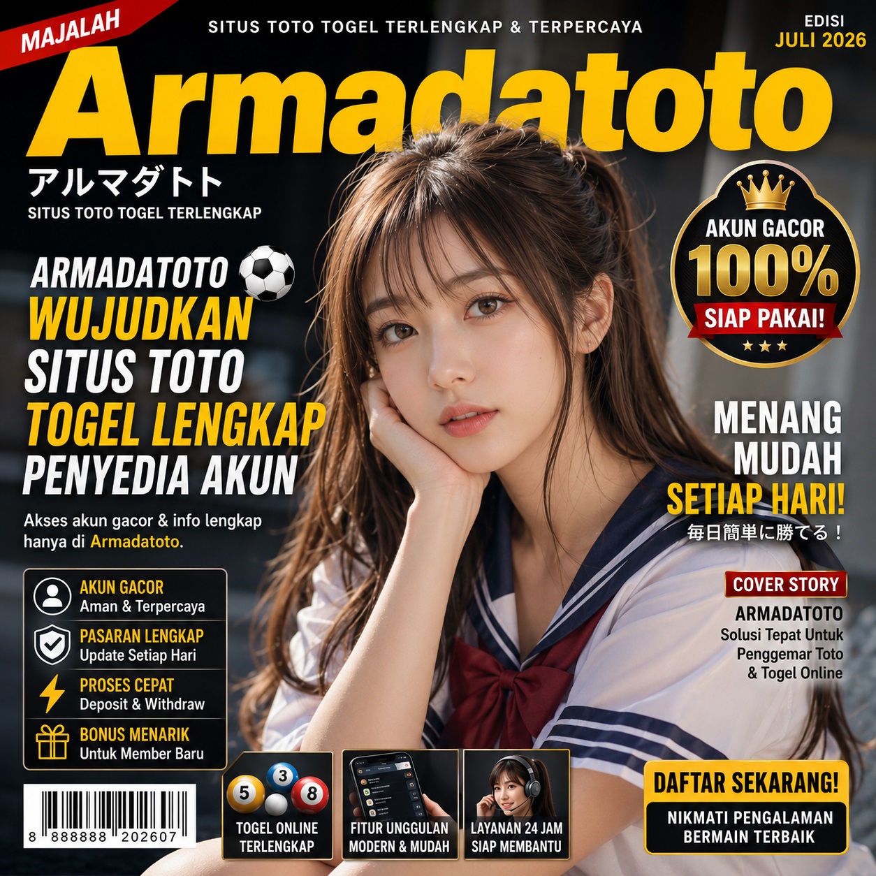 ARMADATOTO ⚽️ Majalah Situs Toto Togel Lengkap Penyedia Akun Gacor